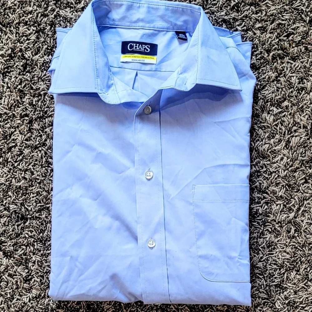 REGULAR FIT Light Blue Dress Shirt - Picture 1 of 4